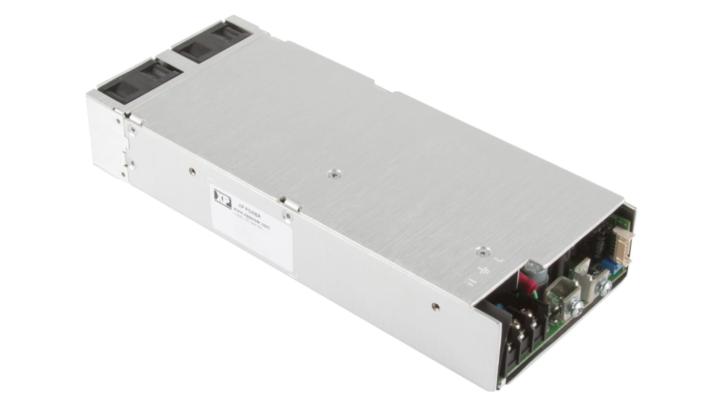 XP Power Switching Power Supply, GSP750PS48-EF, 48V dc, 15.6A, 750W, 1 Output, 80 → 264V ac Input Voltage