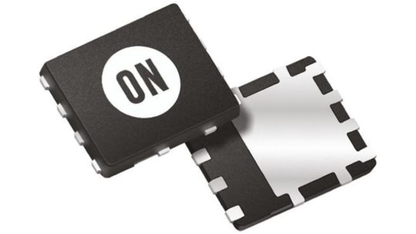 MOSFET onsemi, canale N, 700 μΩ, 378 A, DFN, Montaggio superficiale