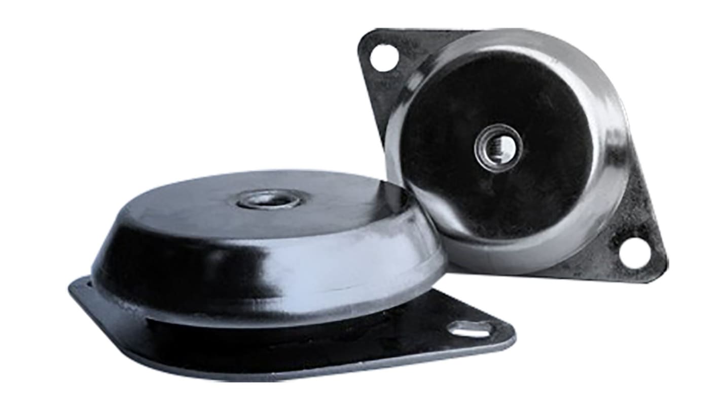 RS PRO Round M10 Anti Vibration Mount with 118 Compression Load RS