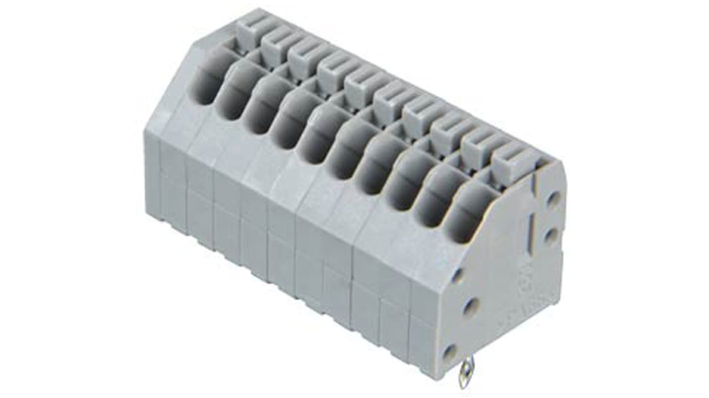 Conector de iluminación Hembra 250, 10 Polos, Montaje en PCB, 320 V, 2 (CSA) A, 4 (IEC/EN 60664-1) A, 5 (UL) A