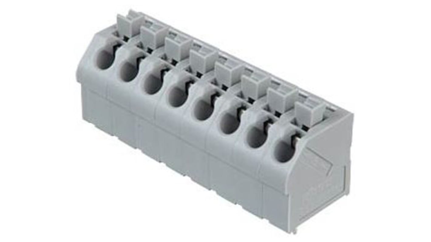 Conector de iluminación Hembra 250, 8 Polos, Montaje en PCB, 630 V, 10 (CSA) A, 17.5 (IEC/EN 60664-1) A, 2 (UL) A