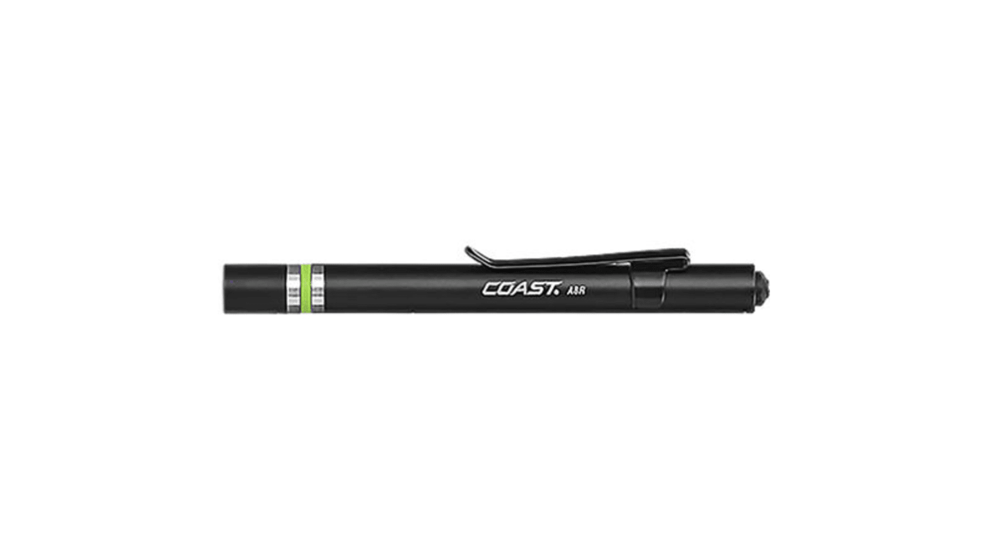 A8R Coast LED Pen Torch Black Rechargeable 12 lm, 110 mm RS