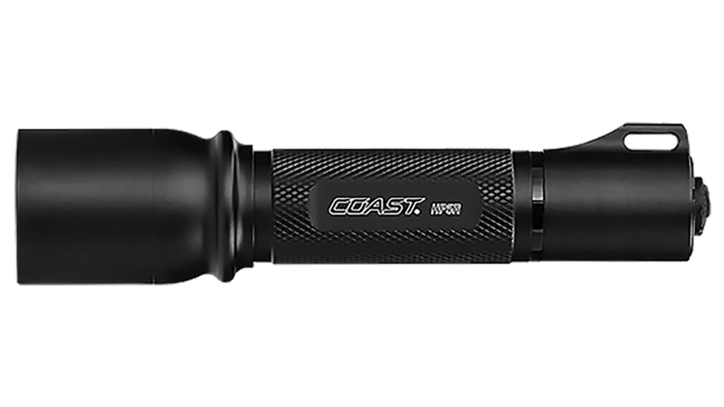 Coast HP5R LED Torch Black - Rechargeable 185 lm, 124 mm