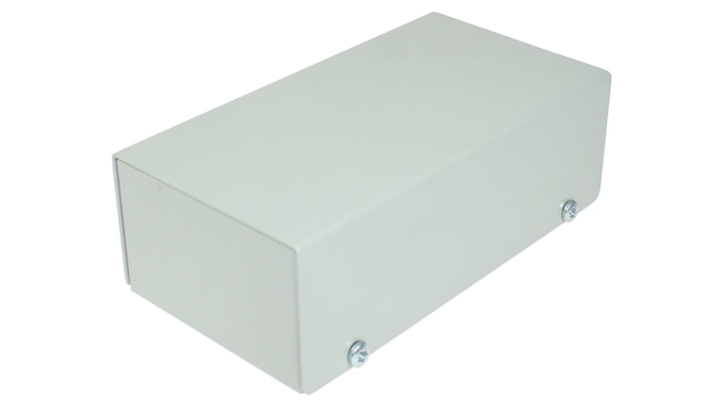 CAMDENBOSS Grey Aluminium Enclosure, Grey Lid, 155 x 125 x 75mm