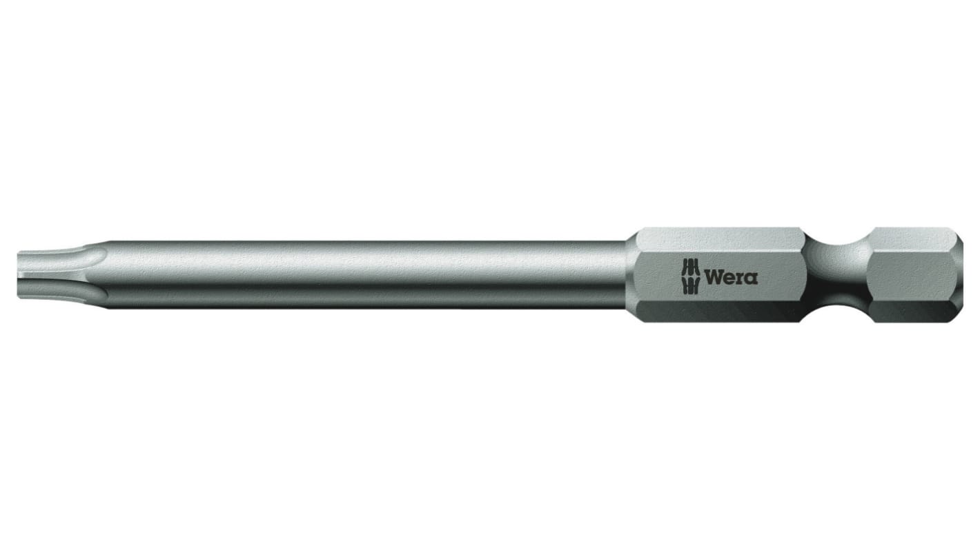 Wera Torx Screwdriver Bit, T20 Tip, 70 mm Overall