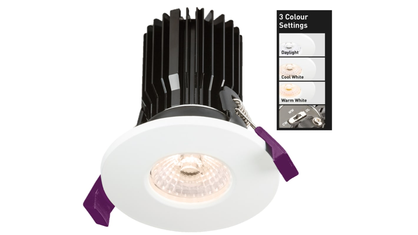 Knightsbridge LED Downlight, 230 V ac, 87 (Dia.) x 90 mm, 8 W