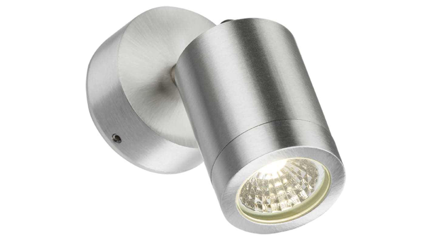 Luz de pared LED, Knightsbridge, 3500K, 49 (diám.) x 81 mm, Blanco, 230 V ac, 3 W