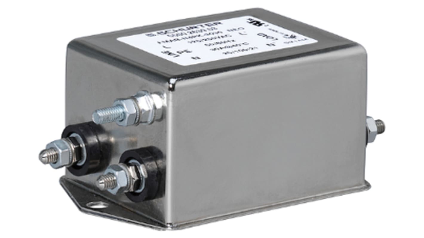 5500.2655.01 Schurter EMIフィルタ,電源ラインフィルタ,ノイズフィルタ 単相 16A フランジマウント 0.5