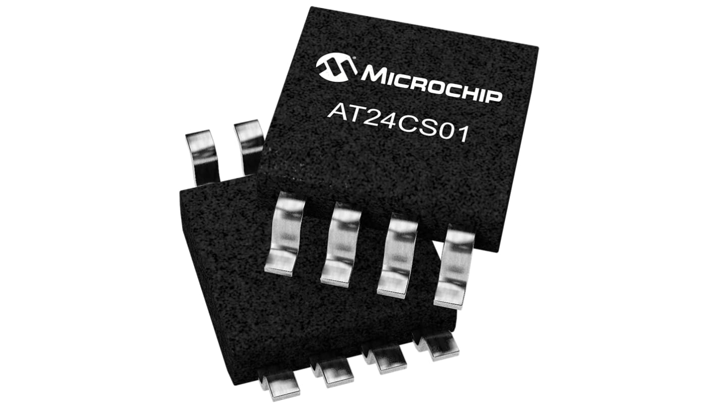 Microchip 1kbit EEPROM-Speicher, Seriell (2-Draht) Interface, SOIC, 0.55μs SMD 128 x 8 bit, 128 x 8-Pin 8bit