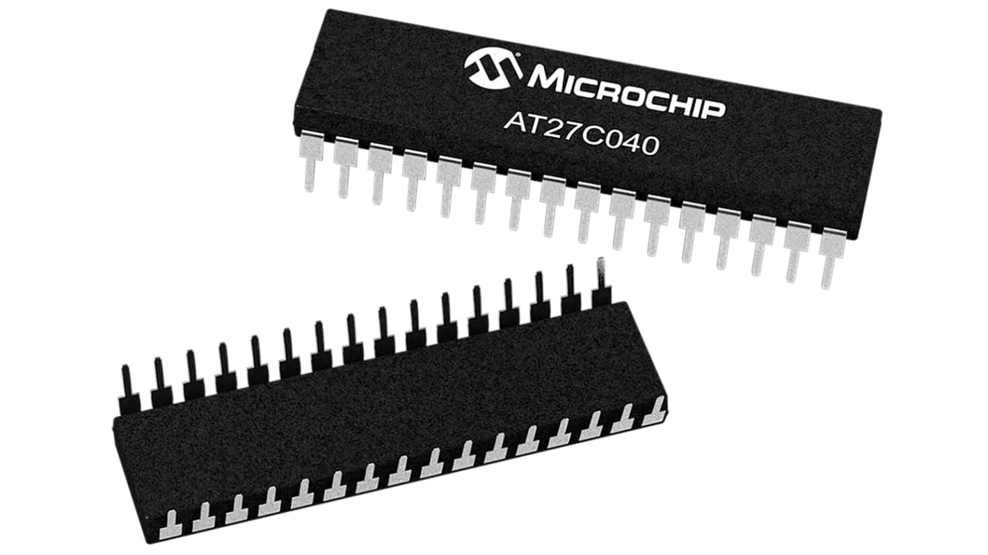 Microchip EPROM 4MBit 512K x 8 bit 90ns PDIP 32-Pin OTP THT