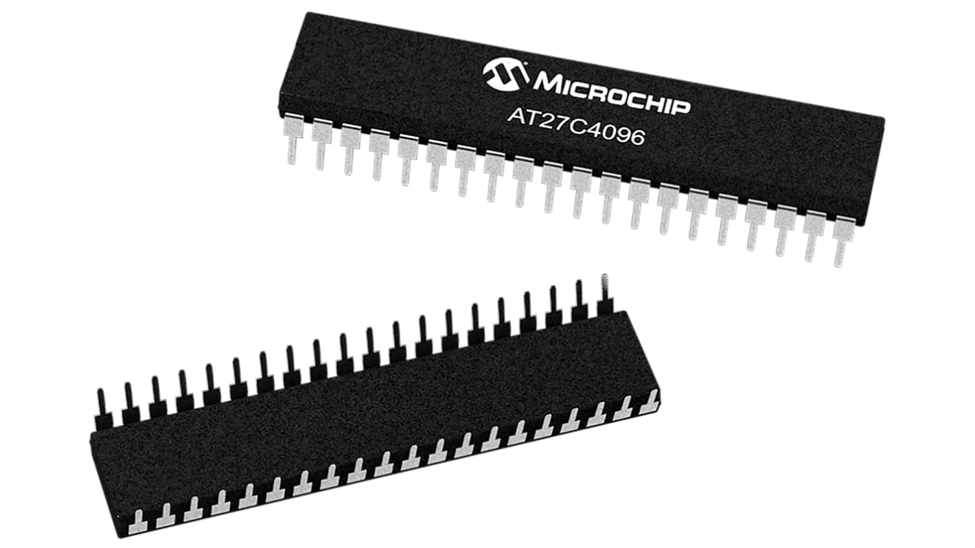 Microchip 4Mbit EPROM 40-Pin PDIP, AT27C4096-90PU