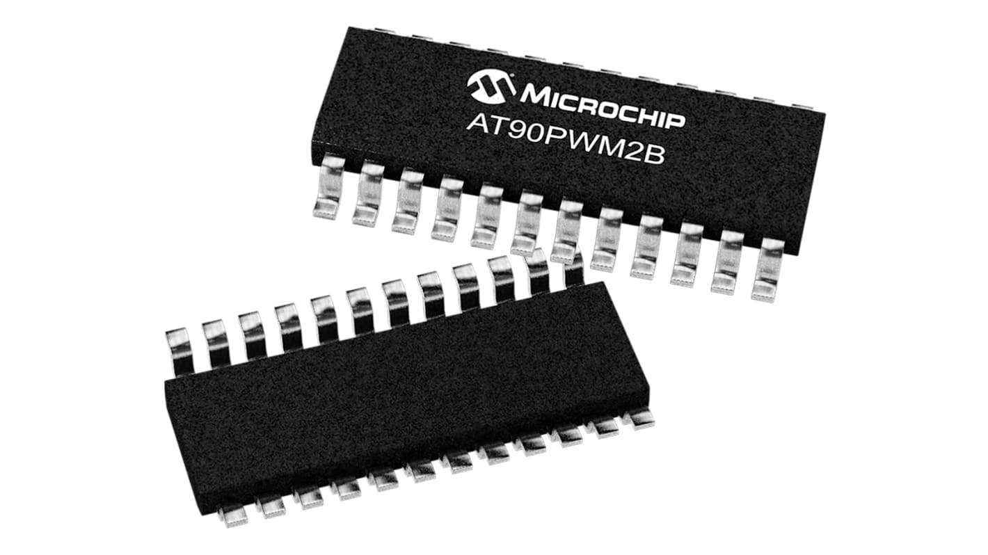 Microchip AT90PWM2B-16SU, 8bit AVR Microcontroller, AT90, 16MHz, 8 kB Flash, 24-Pin SOIC