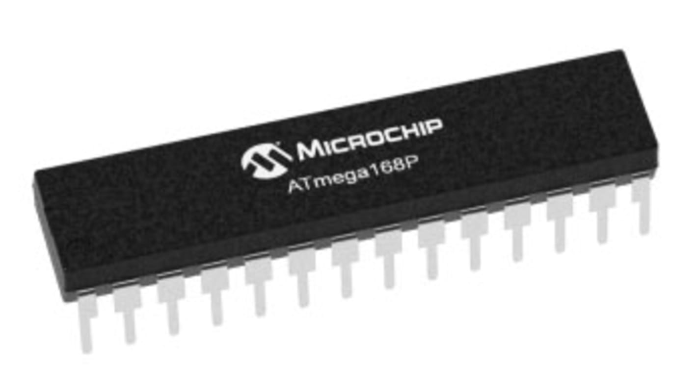 Microchip マイコン, 28-Pin PDIP ATMEGA168P-20PU