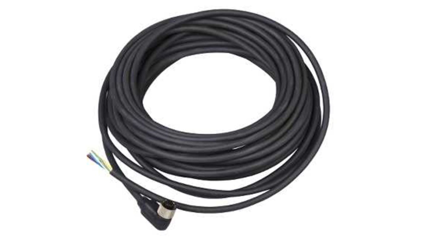 Telemecanique Sensors XZCP1264L25 Angled Connection Cable for Type 2 Safety Light Curtain (Transmitters), Type 4 Safety