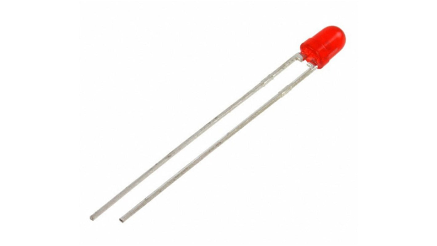 Lite-On LTL-4261NR, Red Right Angle PCB LED Indicator, Through Hole