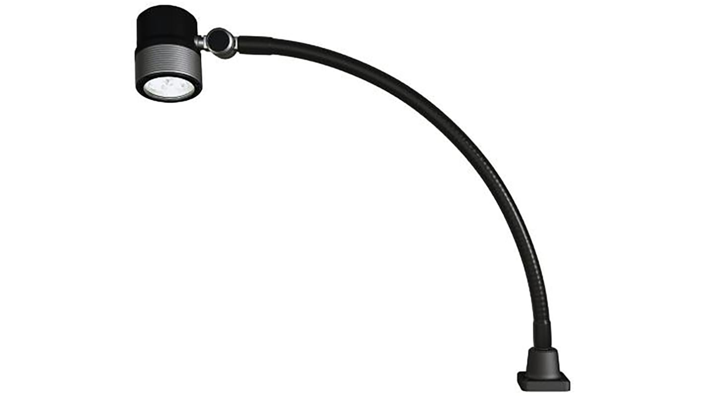 Lámpara para maquinaria LED Waldmann, Flexible, 100 → 240 V ac, 9,5 W, cable de 3.2m, IP65