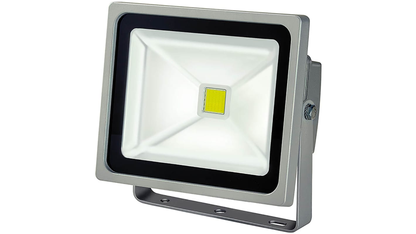 Hugo Brennenstuhl L CN 130 V2 LED Floodlight, 1 LED, 30 W, 2550 lm, IP65, 100 → 250 V ac