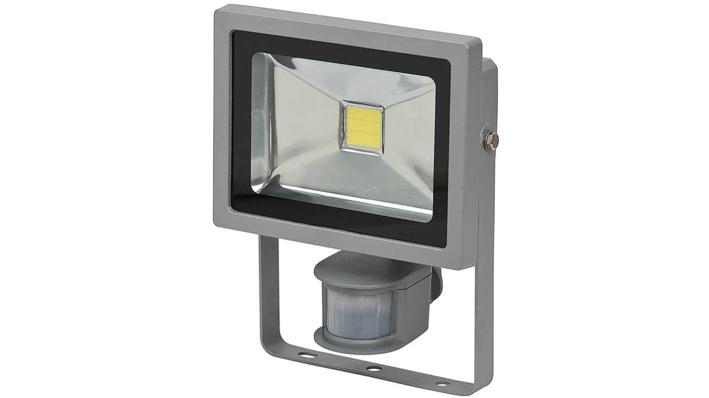 Hugo Brennenstuhl L CN 120 PIR V2, LED-Fluter 20 W, 100 → 250 V ac / 1630 lm, 180 x 233 x 110 mm, IP44