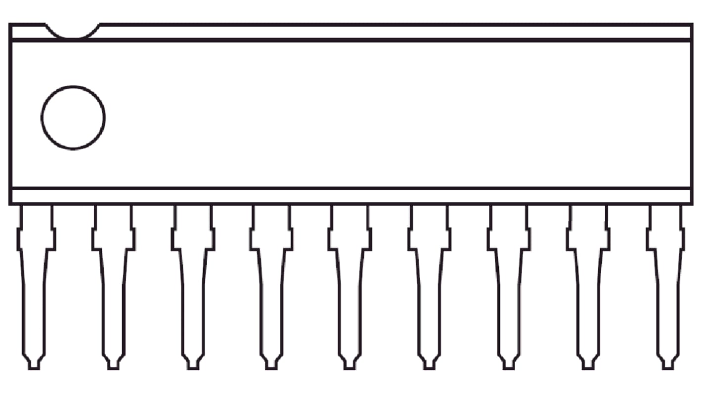 ROHM BA6956AN,  Brushed Motor Driver IC 9-Pin, SIP