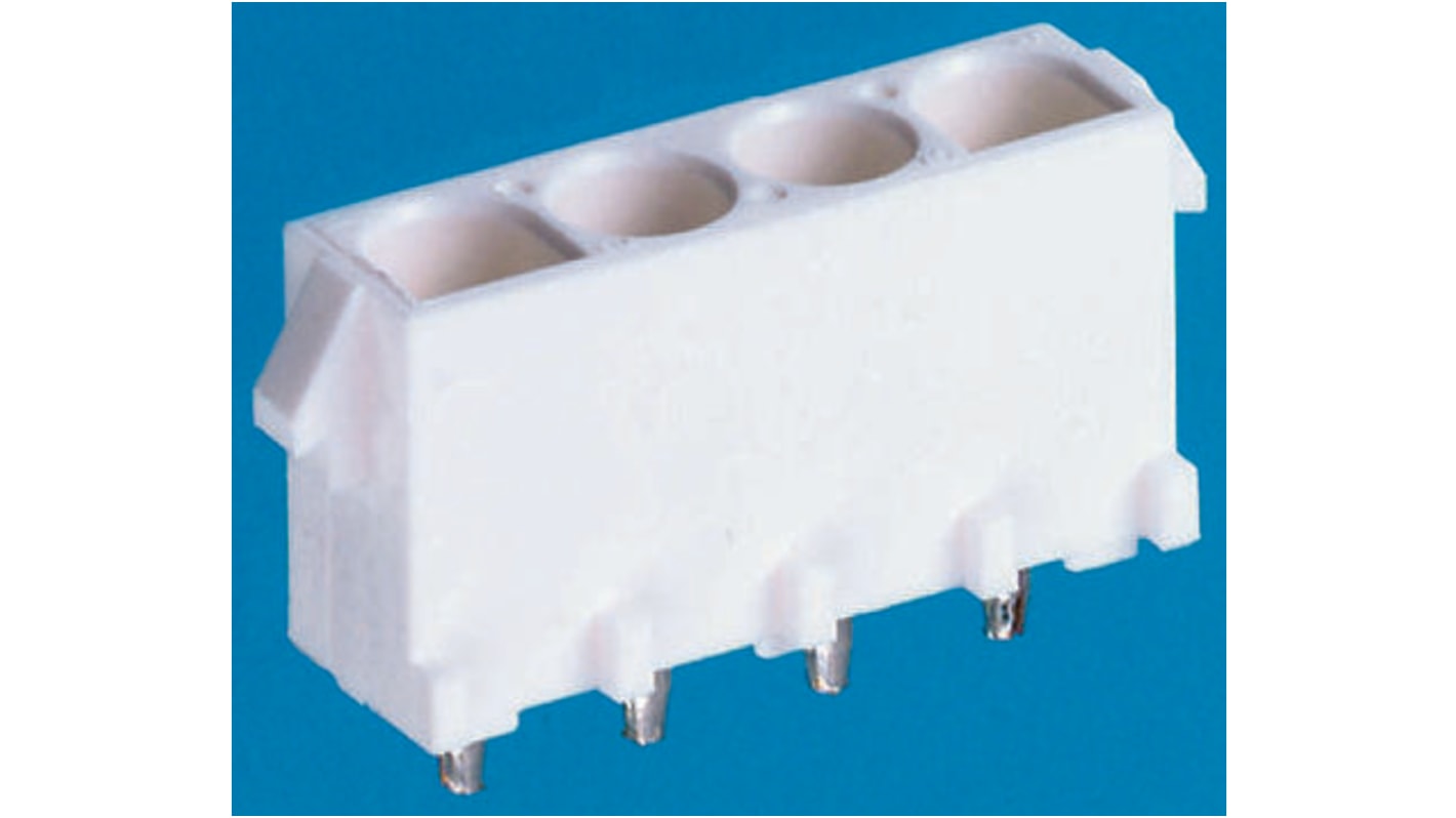 TE Connectivity Universal MATE-N-LOK Series Straight Through Hole Mount PCB Socket, 15-Contact, 3-Row, 6.35mm Pitch,