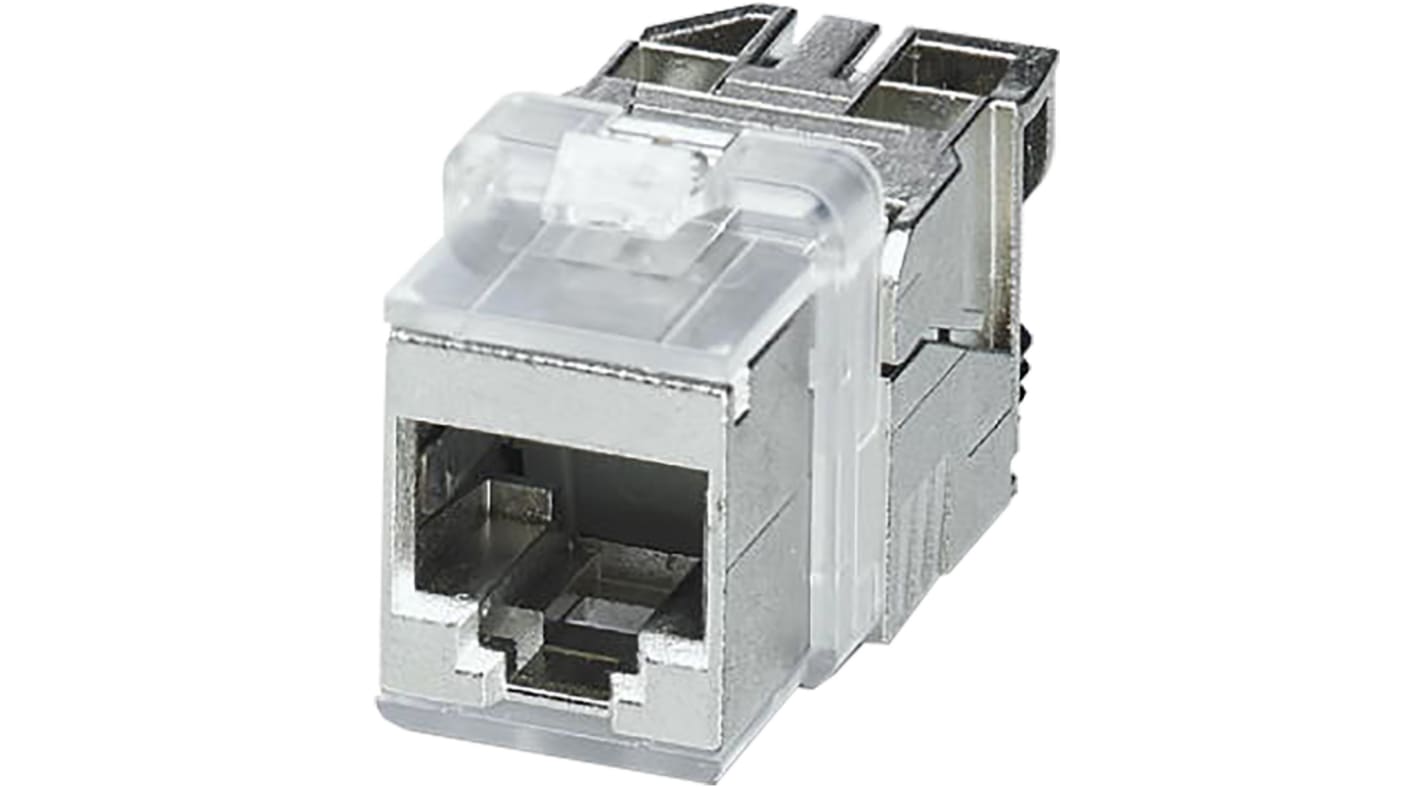 Phoenix Contact RJ45 モジュラーコネクタ, メス, RJ45コネクタ, パネルマウント, Cat6a, 1419021