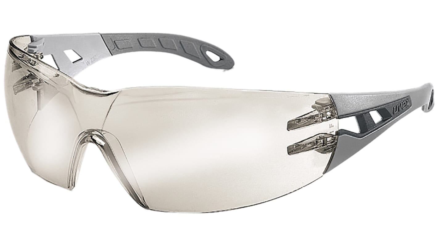 Uvex PHEOS S Anti-Mist UV Safety Glasses, Silver Polycarbonate Lens, Vented