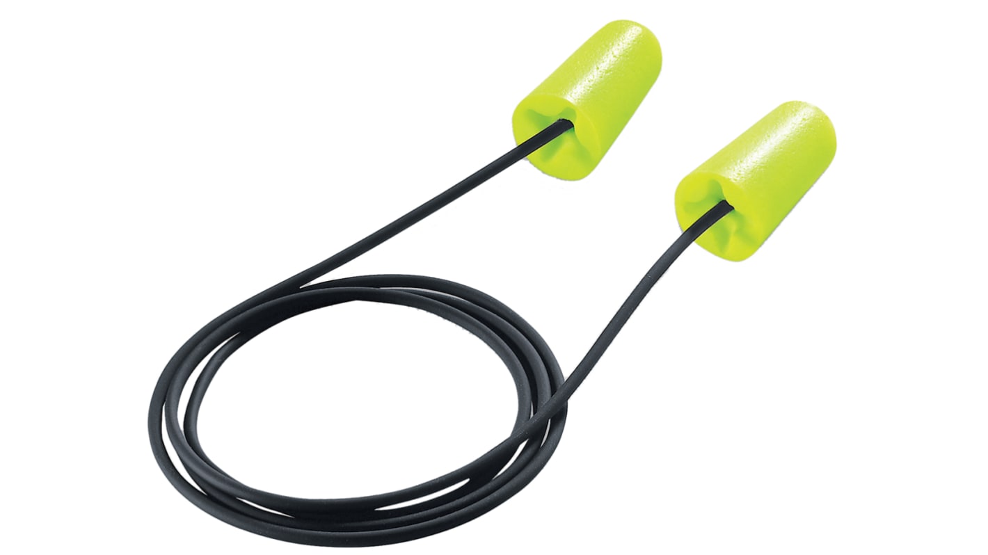 Uvex x-fit Series Green Disposable Corded Ear Plugs, 37dB Rated, 100 Pairs