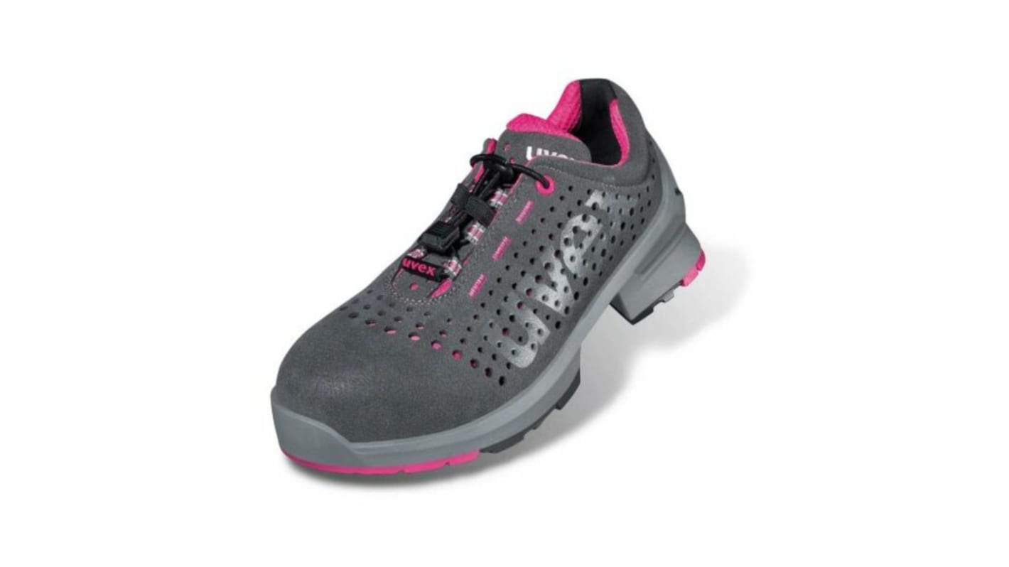 Zapatillas de seguridad para mujer Uvex de color Negro, talla 40, S1 SRC