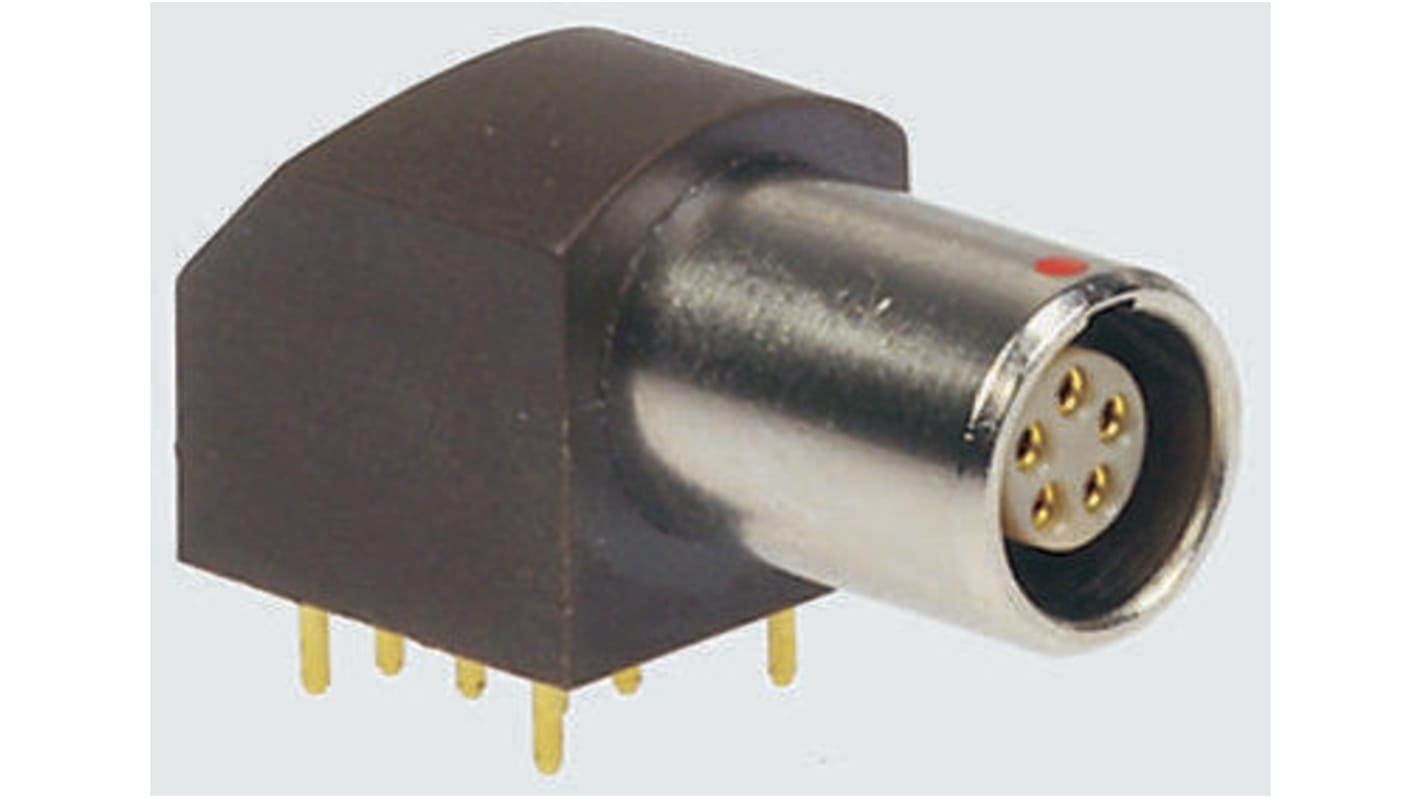 Lemo Circular Connector, 3 Contacts, Panel Mount, Socket, Female, IP50, 0B Series