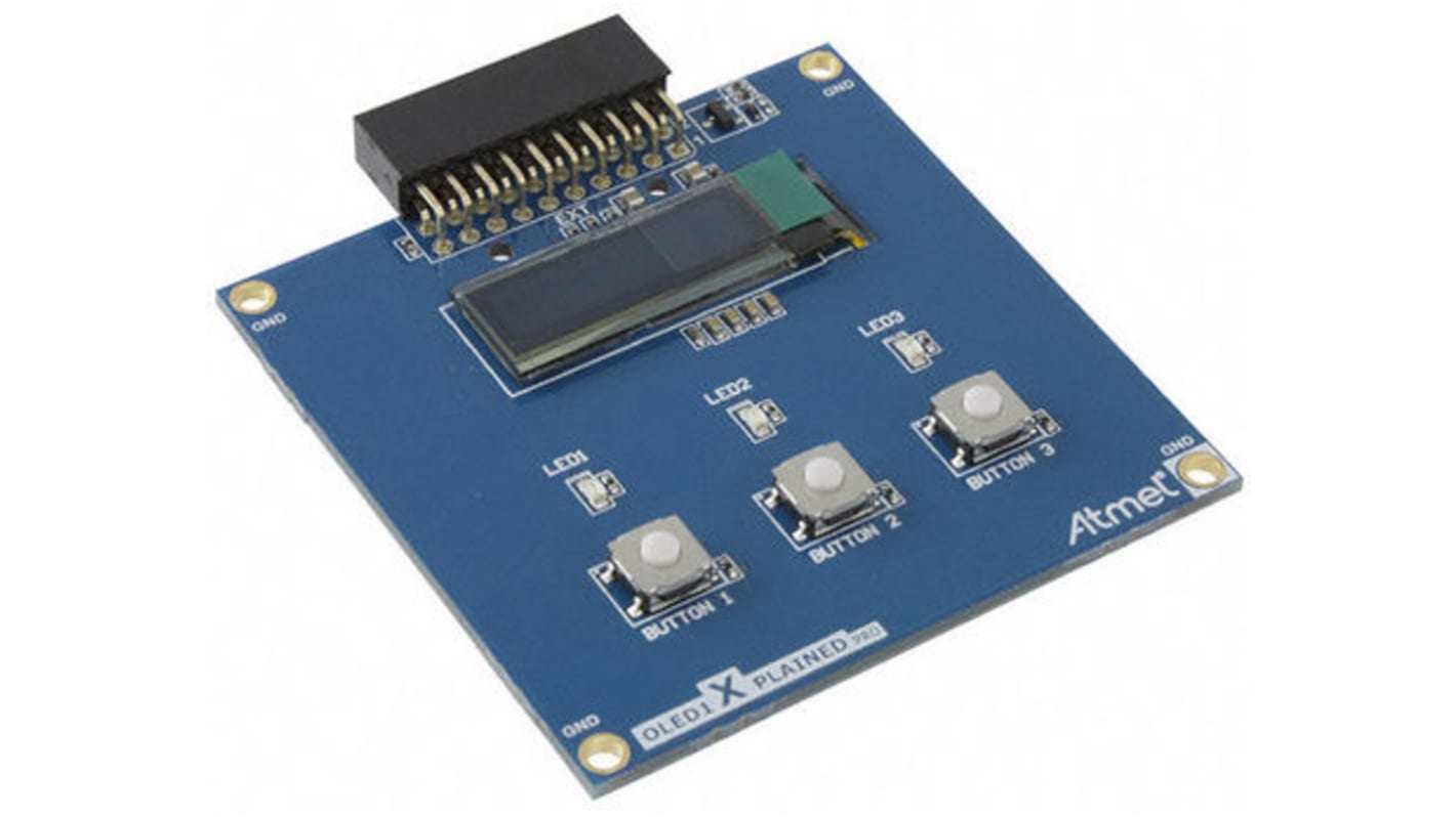 Microchip OLED1 Xplained Pro Extension Board Evaluation Board ATOLED1-XPRO