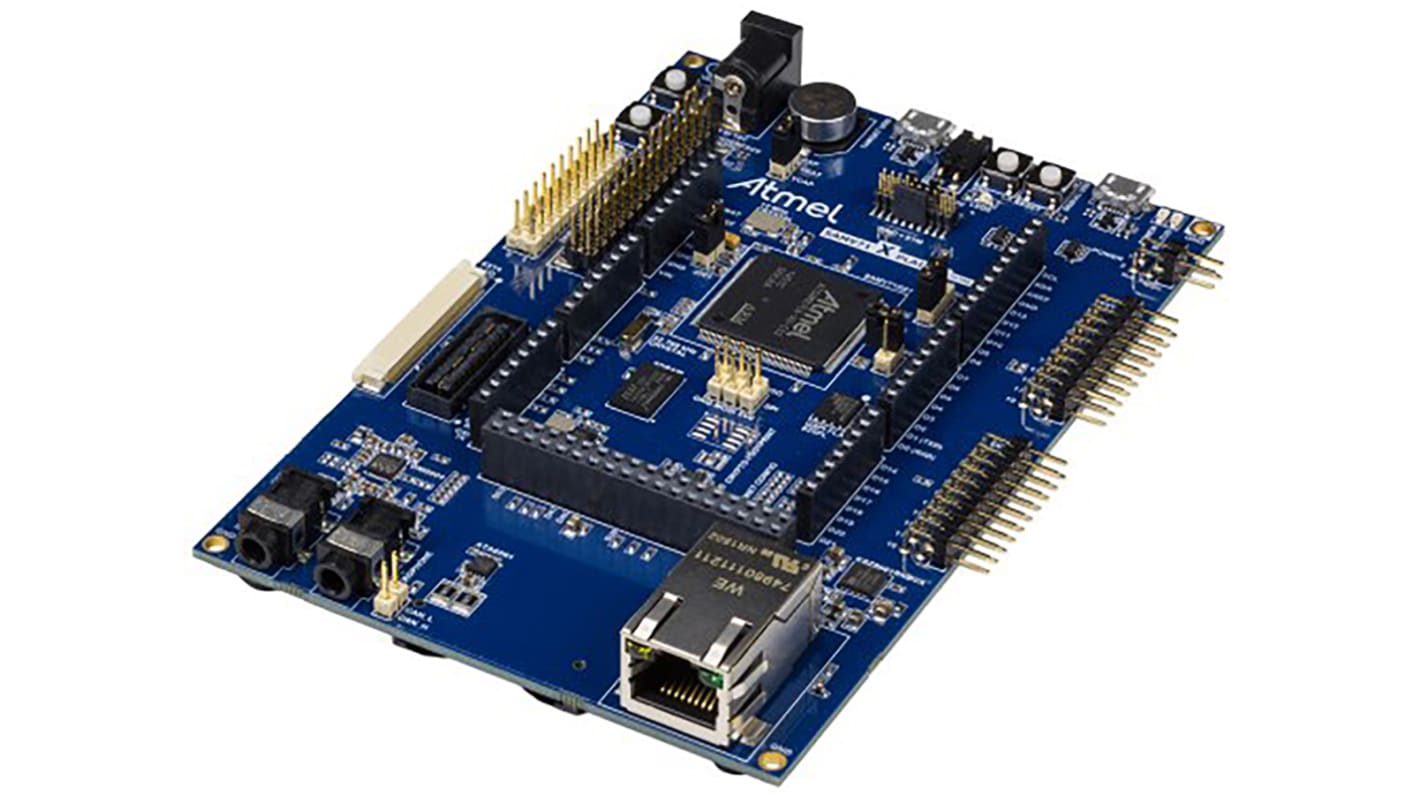 Kit de evaluación SAM V71 Xplained Ultra de Microchip, con núcleo ARM Cortex M7