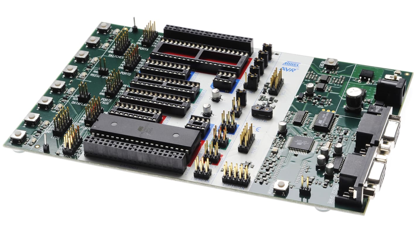 Microchip STK500 Kit for AVR 8-bit Microcontrollers MCU Starter Kit ...