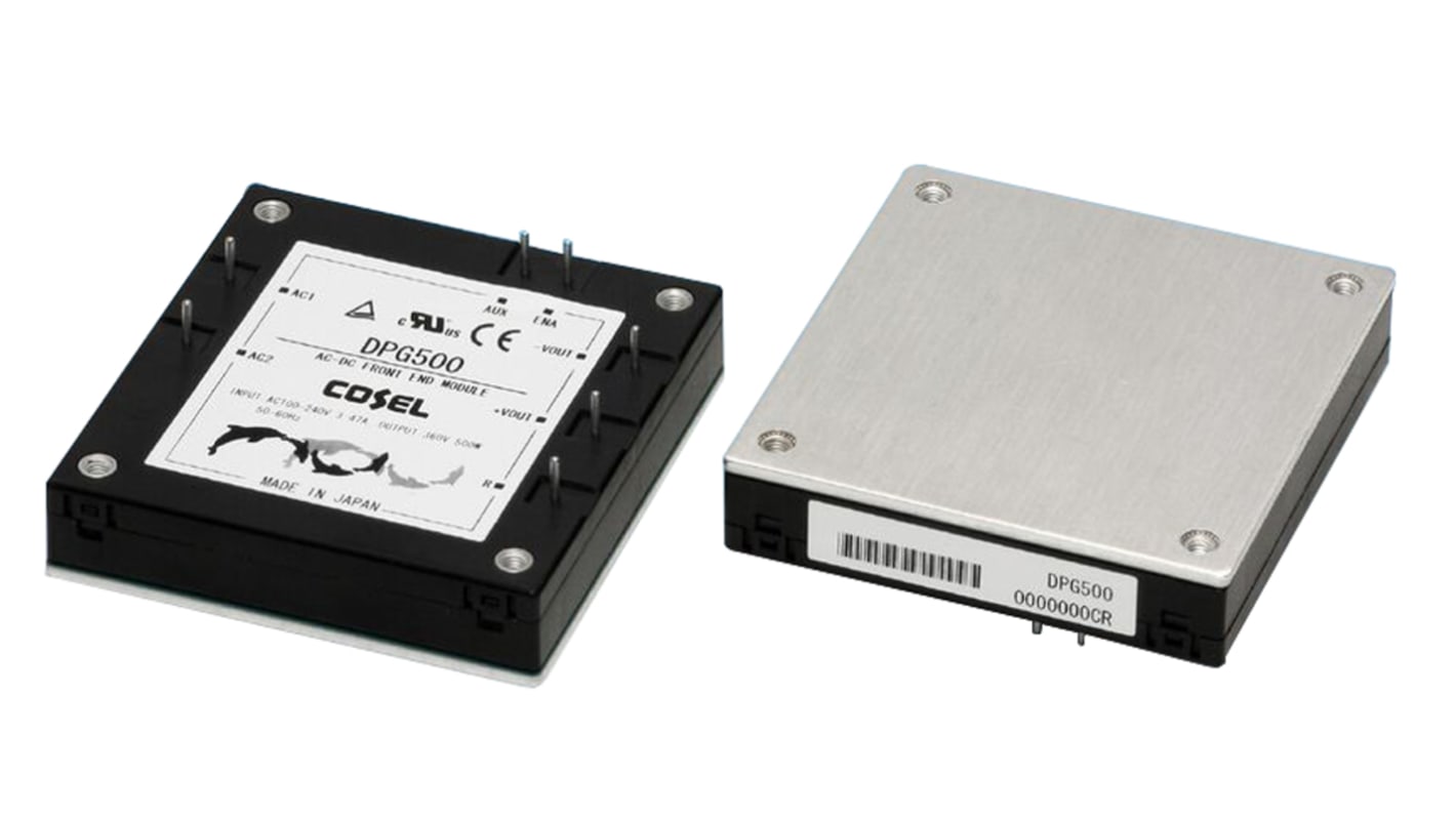 Cosel Switching Power Supply, DPG500, 360V dc, 10A, 500W, 1 Output, 170 → 264V ac Input Voltage