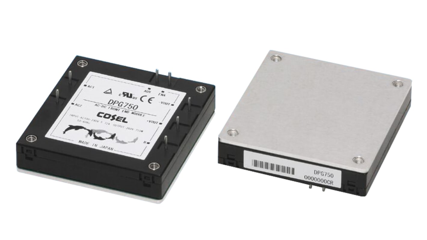 Cosel Switching Power Supply, DPG750, 360V dc, 10A, 750W, 1 Output, 170 → 264V ac Input Voltage