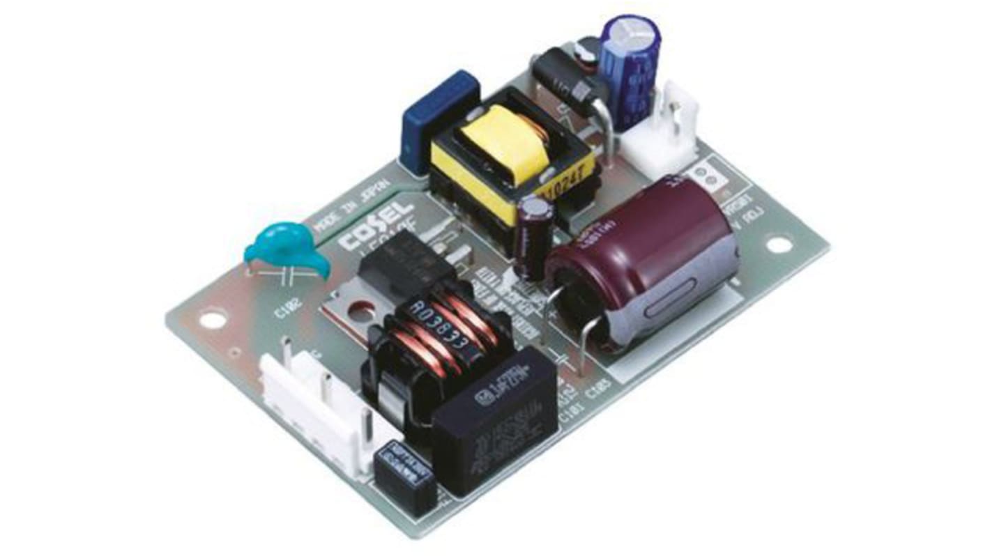 Alimentatore switching Cosel LFA10F-24-Y, 12W, ingresso 85 → 264V ca, uscita 24V cc, 500mA