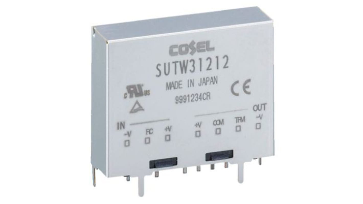 Convertidor dc-dc 3.12W, Salida ±24V dc, 130mA, 600mV