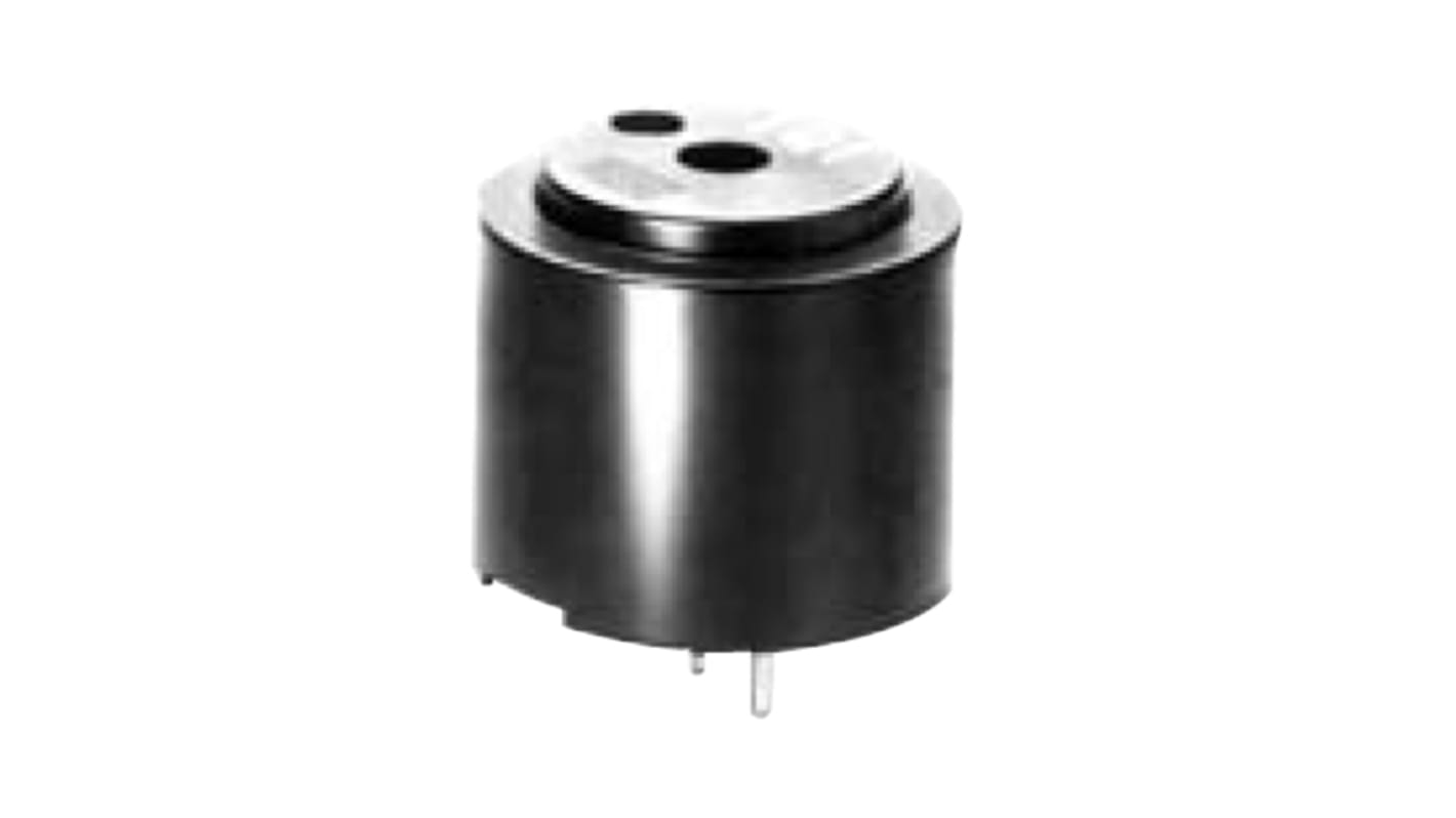 TDK 85dB Through Hole Continuous Internal Magnetic Buzzer Component, 16 (Dia.) x 14mm, 8V dc Min, 16V dc Max