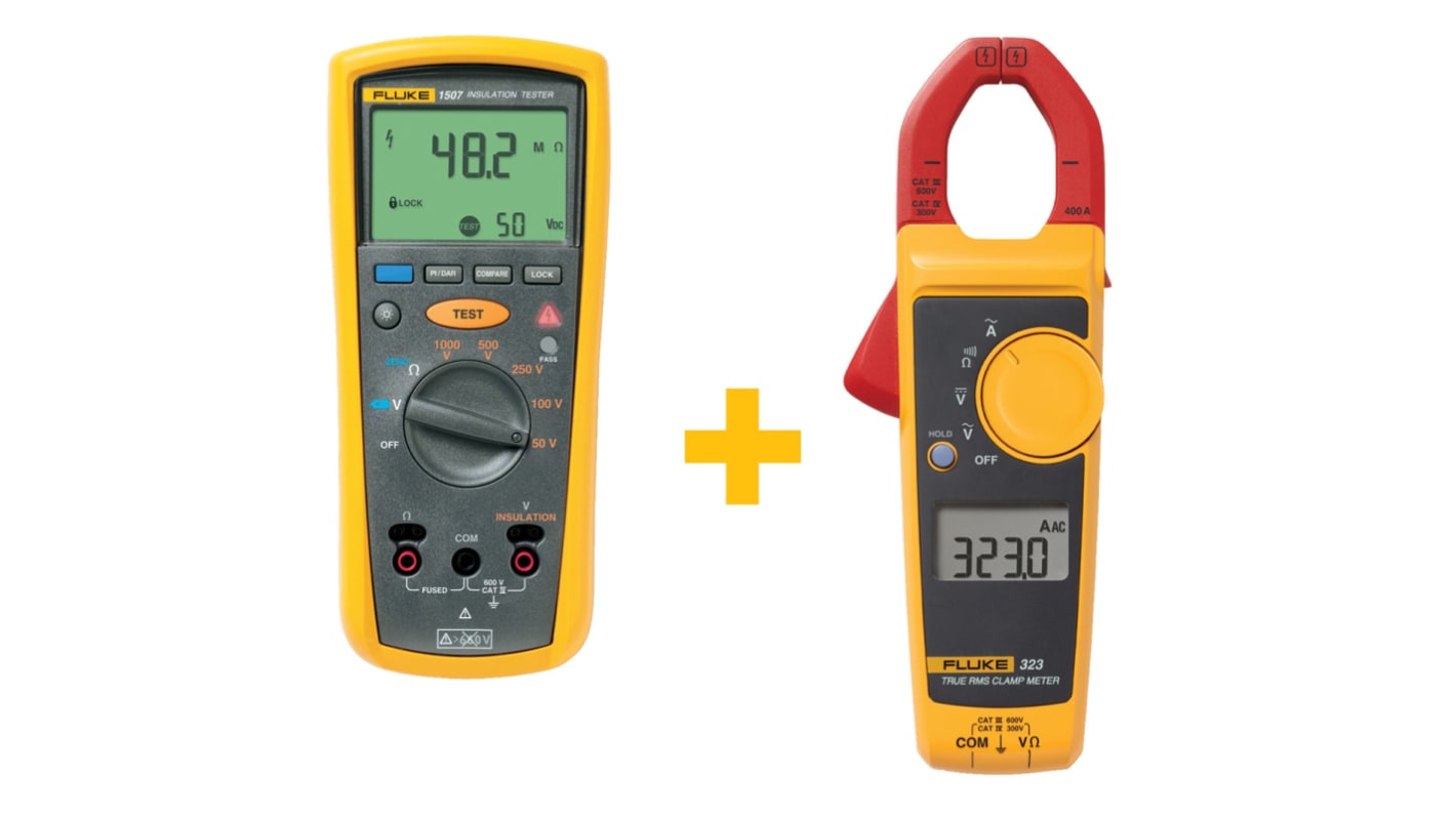 Comprobador de aislamiento Fluke -1507, 10GΩ, 1000V, CAT III 600 V, CAT IV 600 V