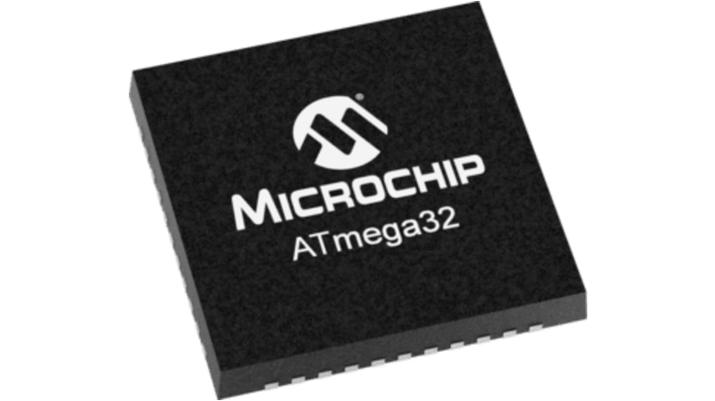 Microchip ATMEGA32L-8MU, 8bit AVR Microcontroller, ATmega, 8MHz, 32 kB Flash, 40-Pin VQFN