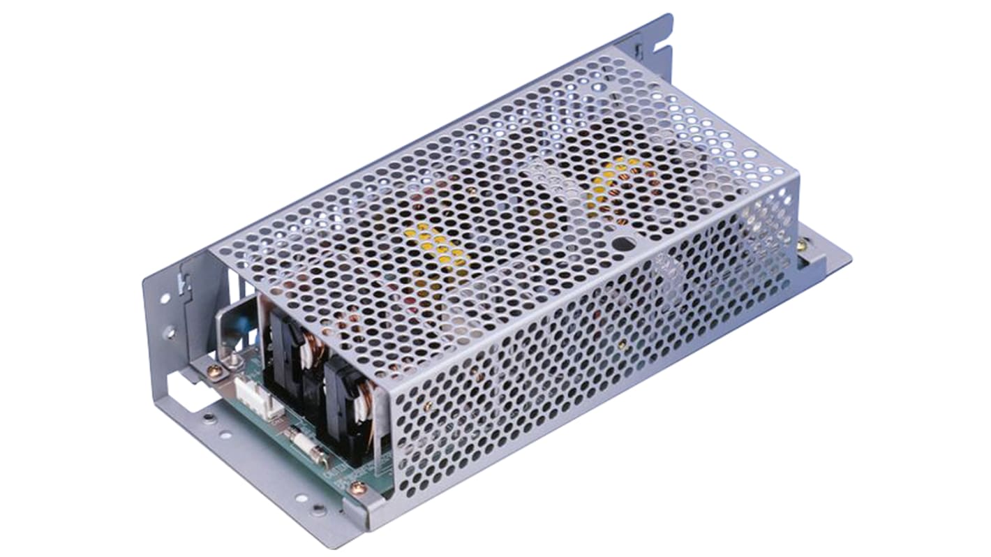 Cosel Switching Power Supply, LEB225F-0512-SNY, 5 V dc, 12 V dc, 5 A, 10 A, 225W, Dual Output, 120 → 370 V dc,