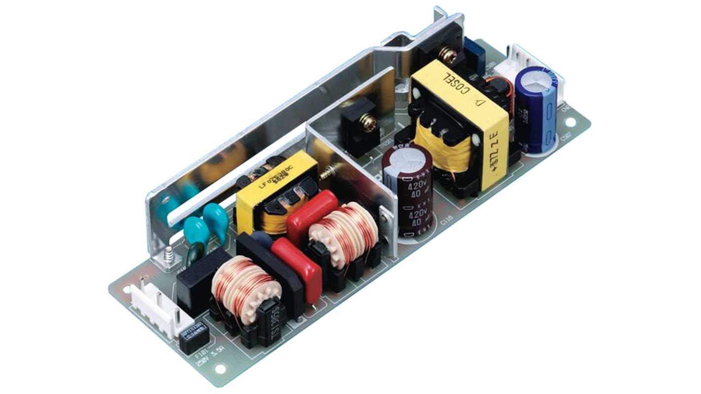 Cosel Switching Power Supply, LFA75F-36-Y, 36V dc, 2.1A, 75.6W, 1 Output, 85 → 264V ac Input Voltage