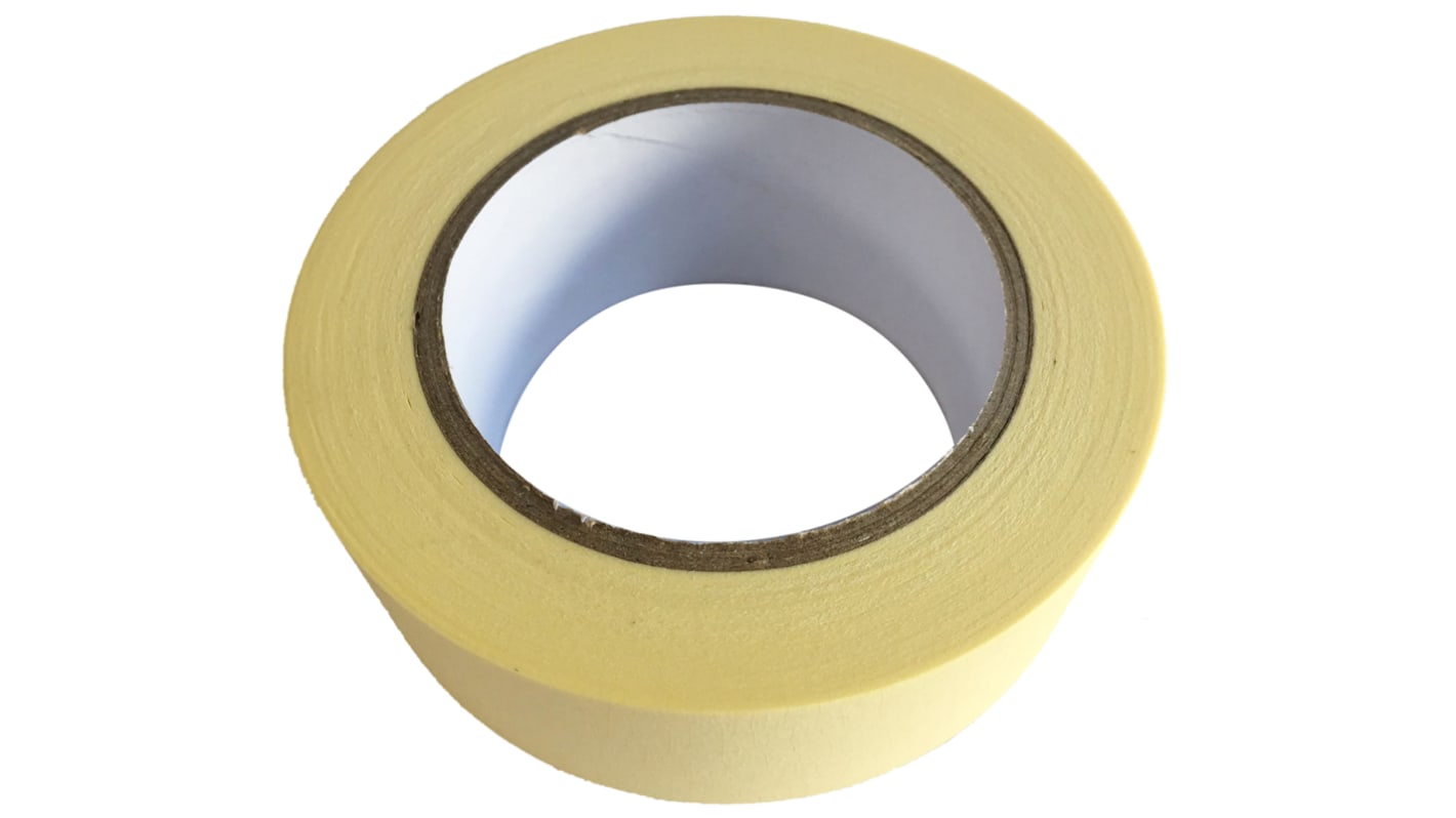 RS PRO Beige Masking Tape 25mm x 50m RS