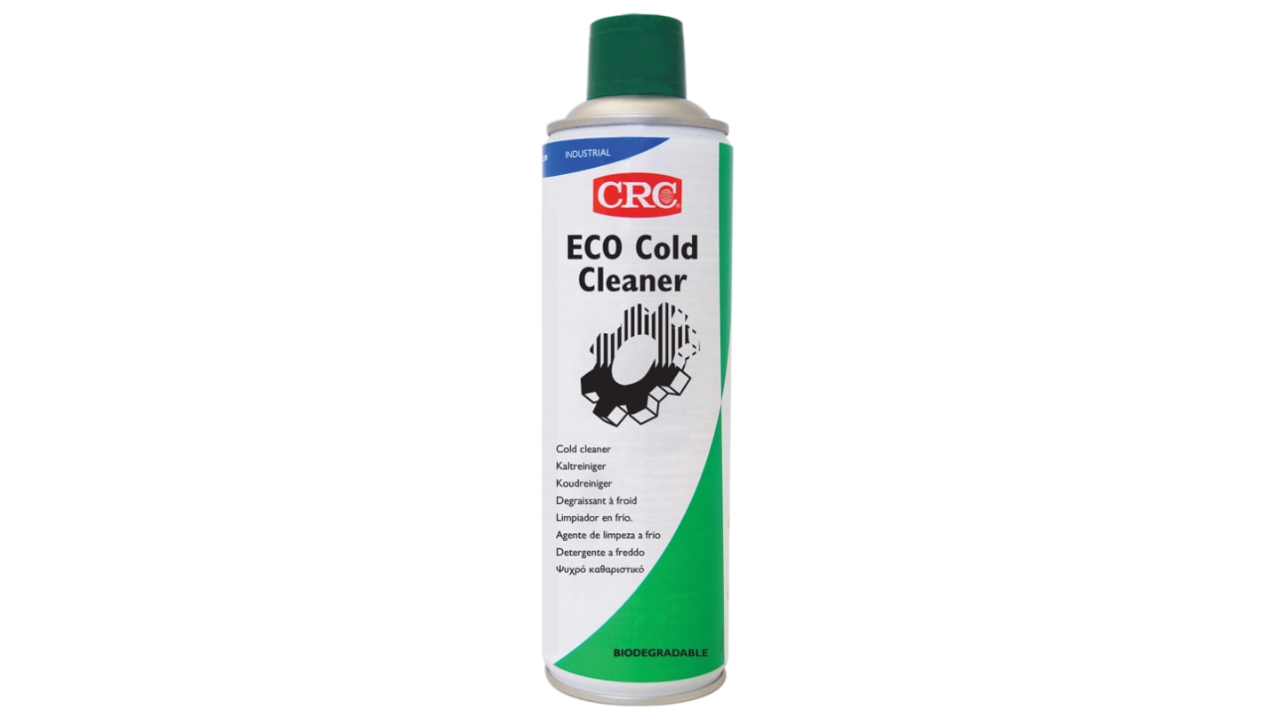 Dégraissant CRC ECO Cold Cleaner, 500 ml pour Freins et embrayages, Chaînes et câbles, Compresseurs, Matrices et