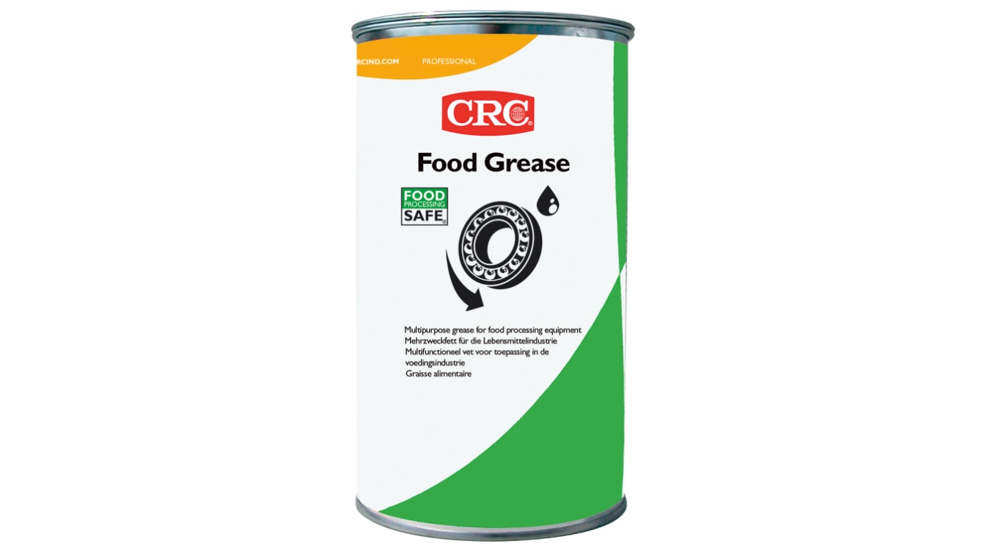 CRC Food Grease Aluminium Fett Weiß -20°C bis +140°C, Dose 1 kg