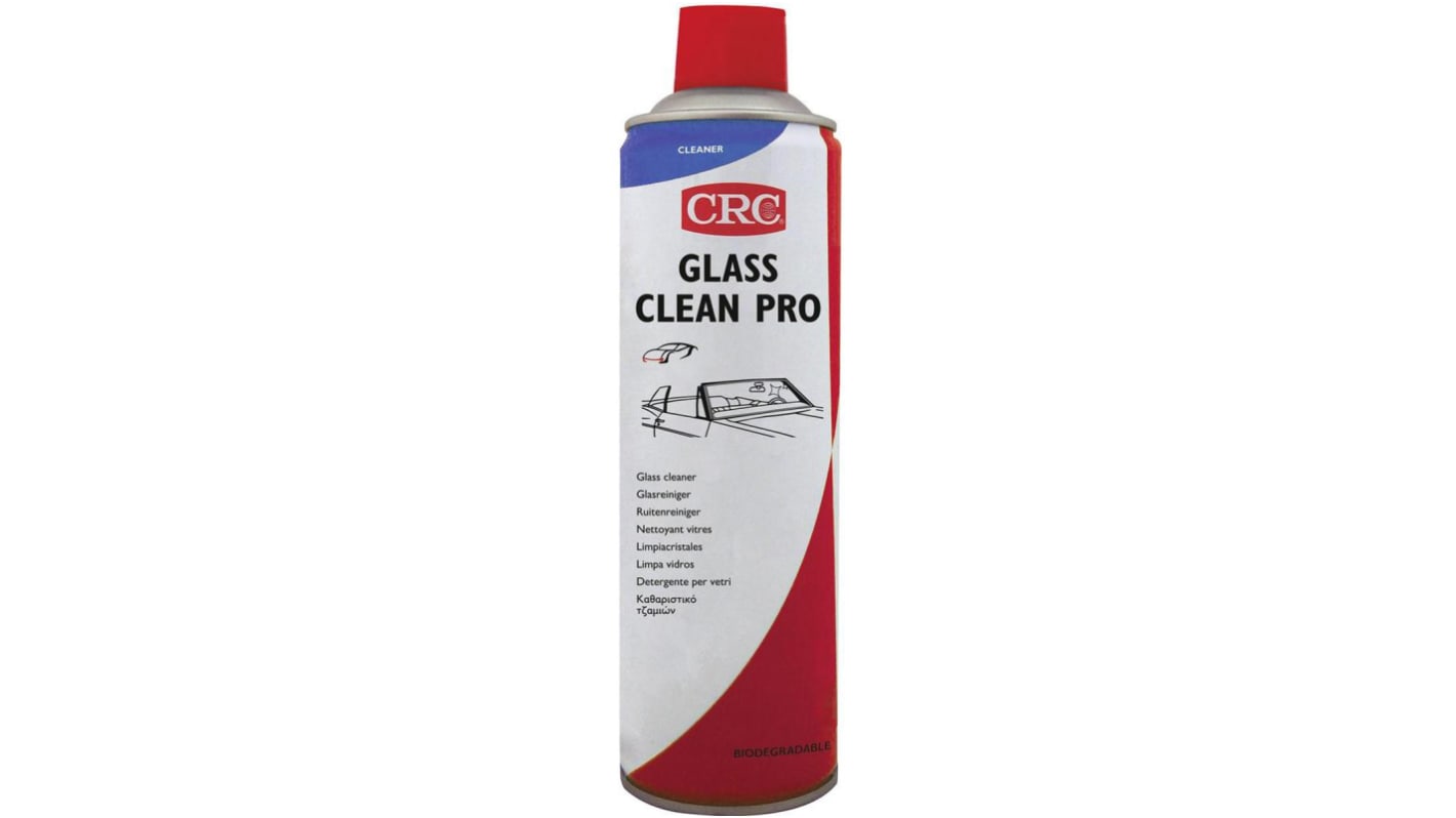 Produit nettoyant vitre CRC GLASS CLEAN PRO, Aérosol 500 ml