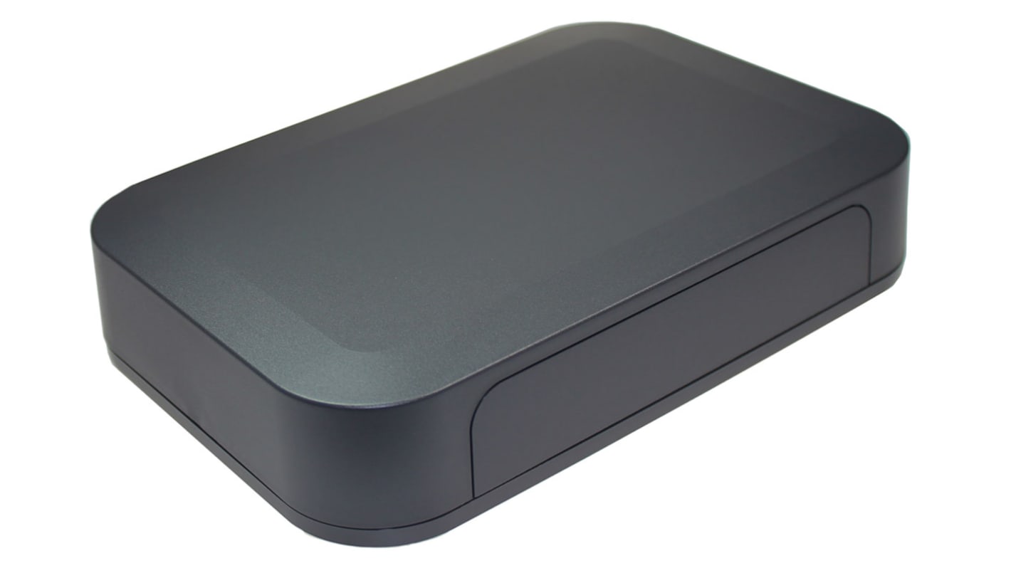 Takachi Electric Industrial PF Series Grey ABS Desktop Enclosure, 200 x 135 x 40mm