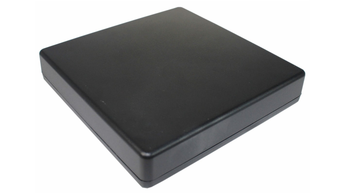 Takachi Electric Industrial TW Series Black ABS Enclosure, IP40, Black Lid, 125 x 175 x 45mm