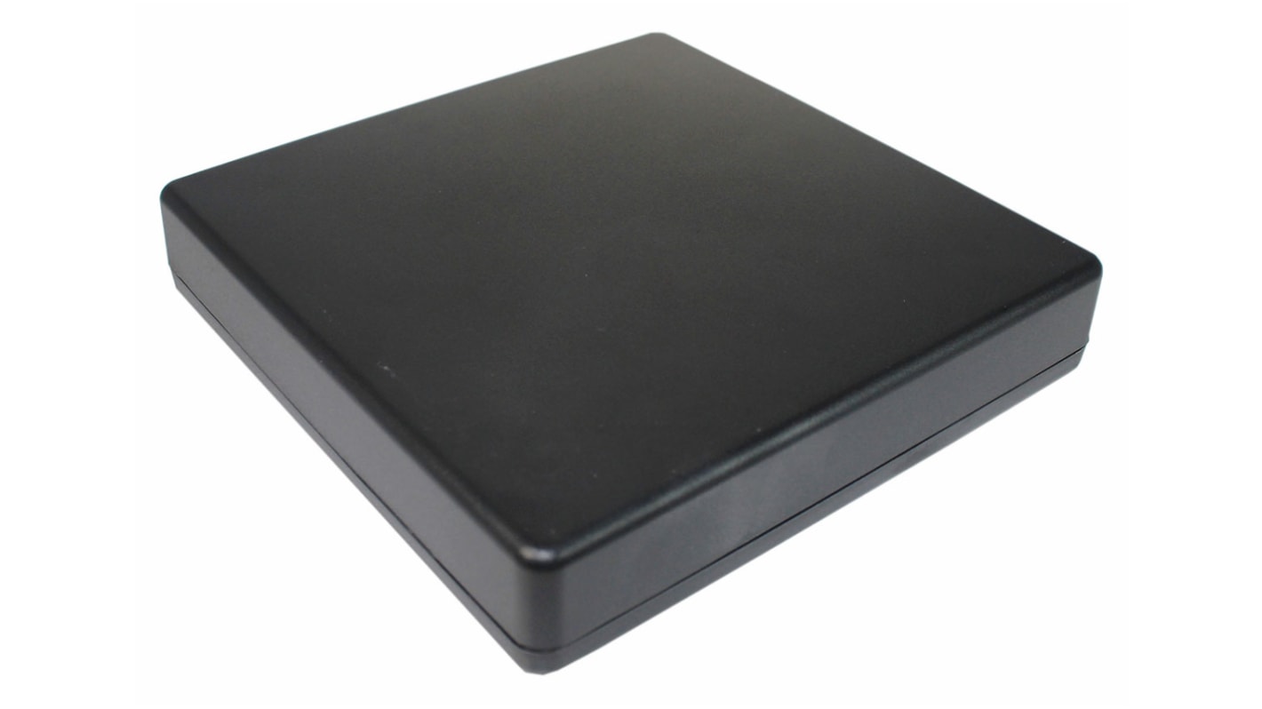 Takachi Electric Industrial TW Series Black ABS Enclosure, IP40, Black Lid, 125 x 175 x 65mm