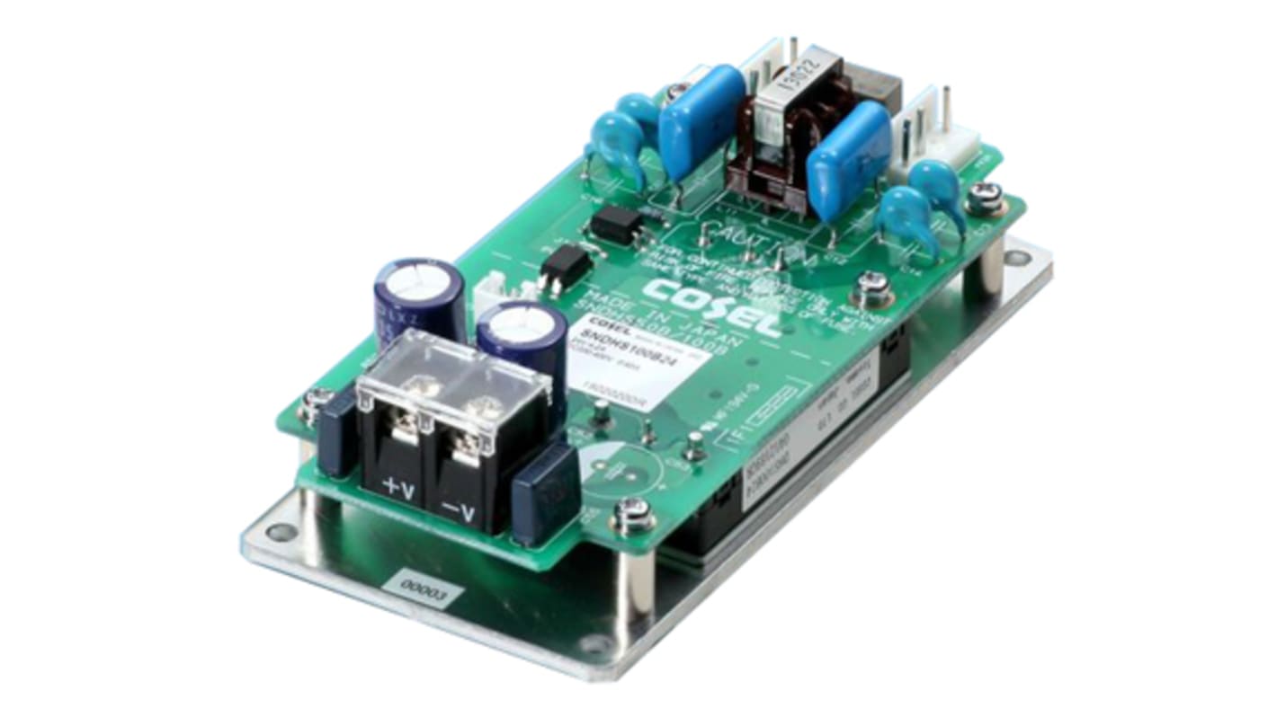 Cosel SNDHS DC-DC Converter, 12V dc/ 8.4A Output, 200 → 400 V dc Input, 100.8W, PCB Mount, +95°C Max Temp -20°C