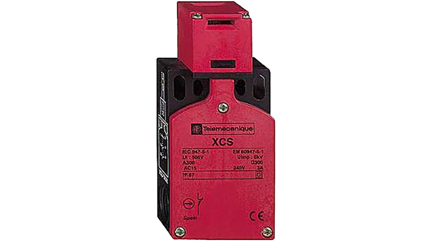 Blokada XCSTA892 M16 8 3NC 6 A 240V 250V Tak 3NC Tworzywo PA wzmacniane włóknem szklanym Klucz IP67 52mm 30mm 115mm